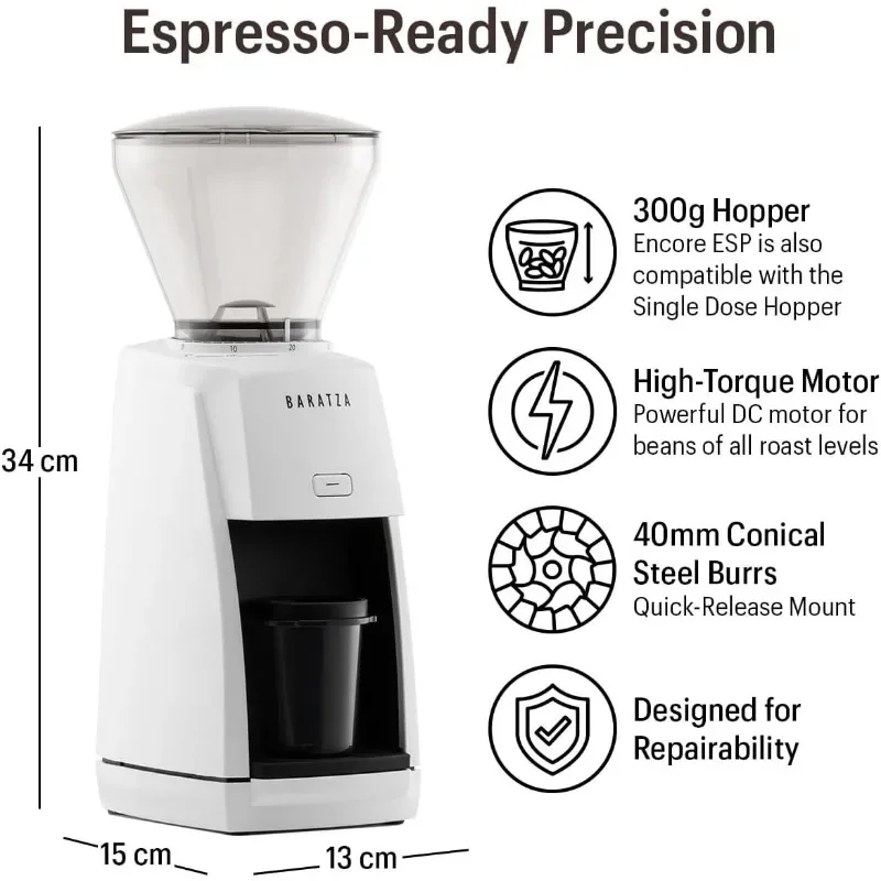 Baratza Encore ESP (Electric Burr Coffee Grinder) (Black)