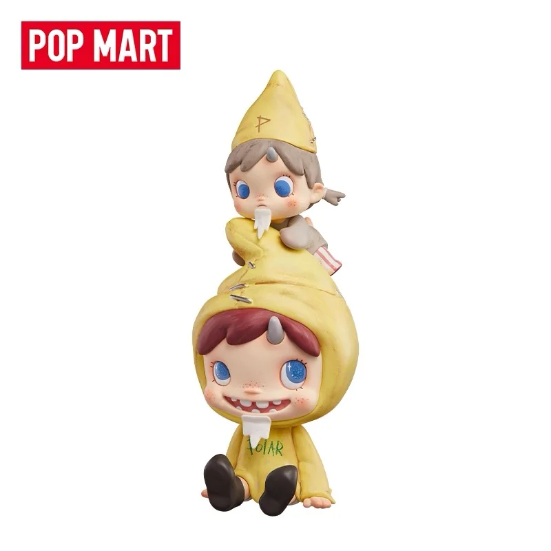 Popmart Polar Doubly Curious Spriteling Figure Series Head Card Trendy Toys Desktop Decor Model Figure Collect surprising gifts