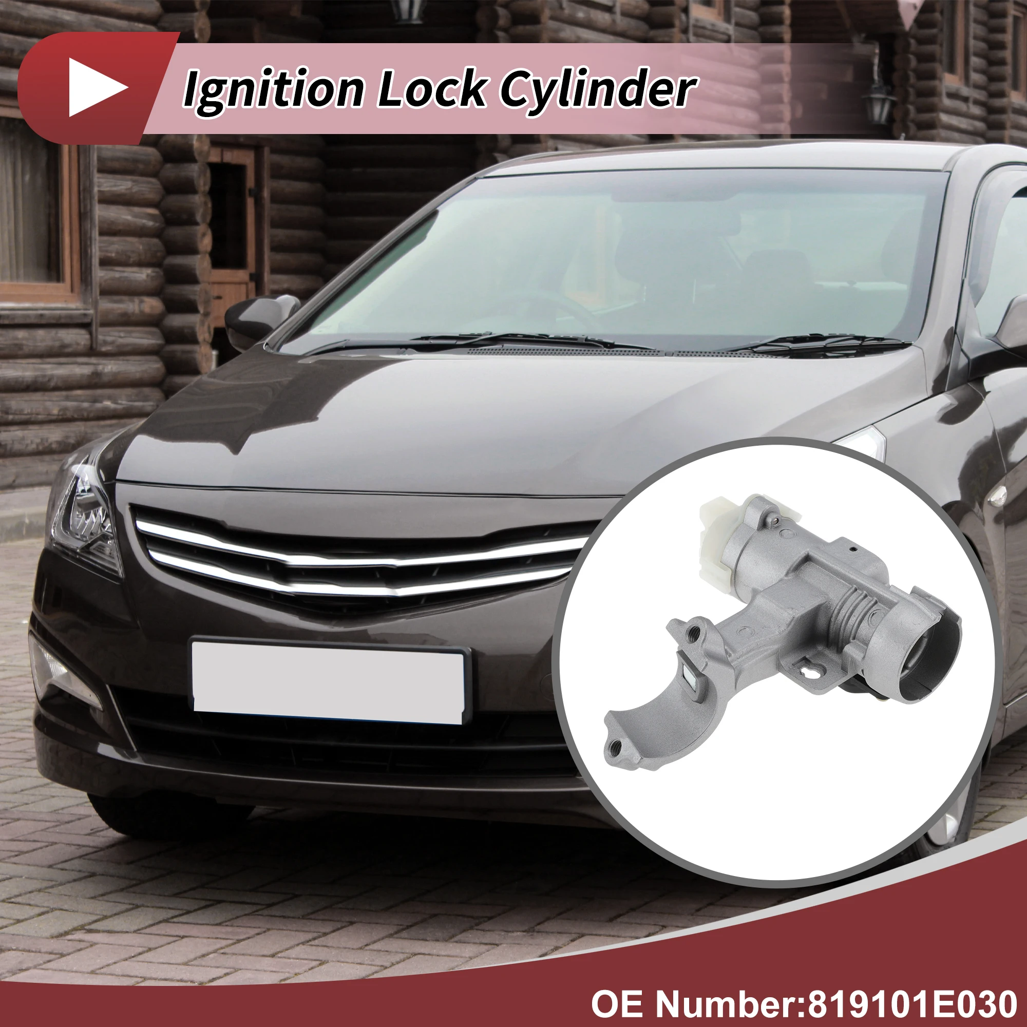 

UXCELL No.819101E030 Цилиндр замка зажигания для Hyundai Accent, комплект из 2 штук