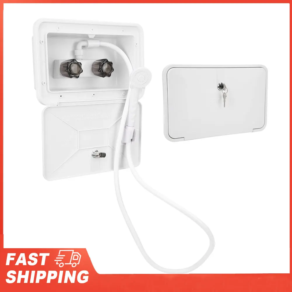 

Комплект для наружного душа для автодомов, лодок, яхт и кемперов с замком