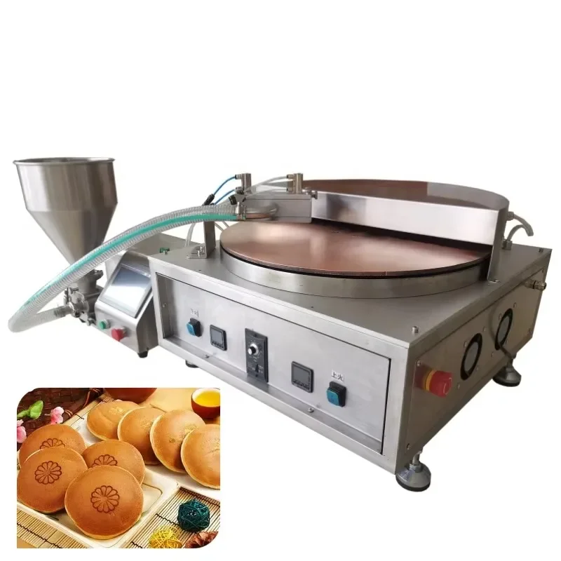 Customized Fully Automatic Japanese Dorayaki Pancake Maker  Touch Screen Control  304 Stainless Steel High Efficiency