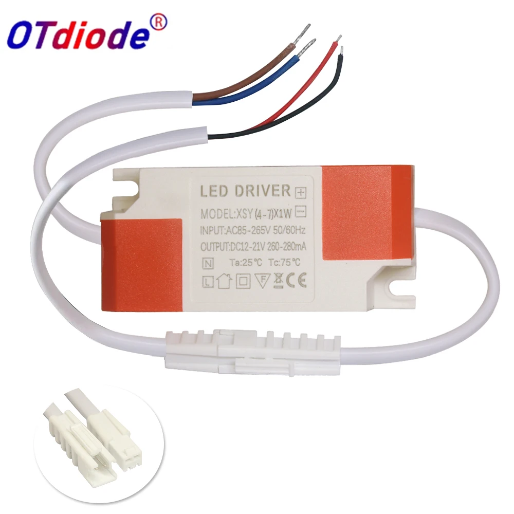 Sterownik LED Transformator 3W 5W 7W 12W 18W 20W 25W 36W 300mA Zasilacz Stałoprądowy Adapter 12v 24v Do oświetlenia LED Panel DIY