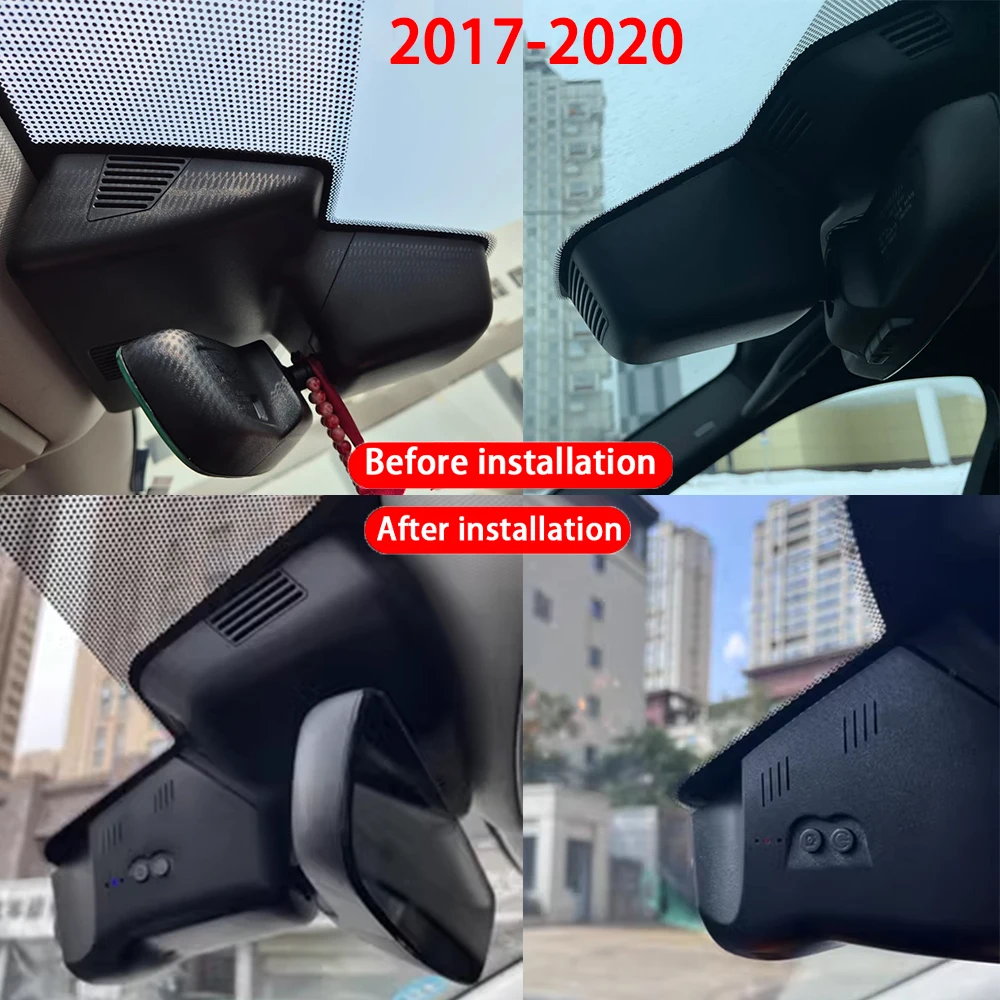 for Land Rover Range Rover Velar L560 2017-2025 4K Front Rear Camera Dash Cam Wifi Plug and Play Video Recorder Loop Recording