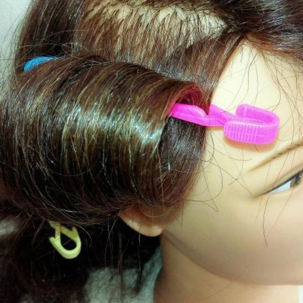 

70Pcs Hairdressing Clip Small Colorful Plastic Cold Wave Salon Hairpin Tools for Hairdressers and Styling Hairdressing Hairpin