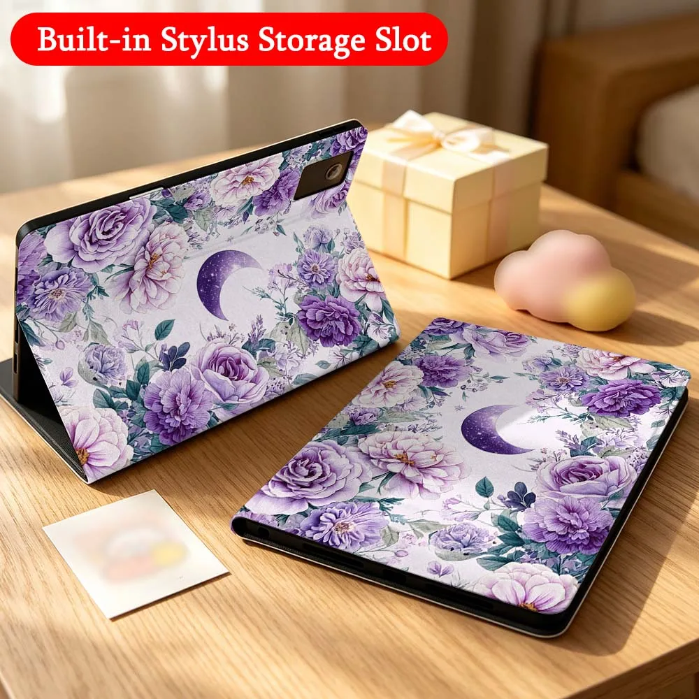

Luxury Flower Art Case For Lenovo Idea Tab K10 M10 P11 P12 Xiaoxin Pad Pro GT Plus 10.6 11 11.1 inch 2025 Folding Tablet