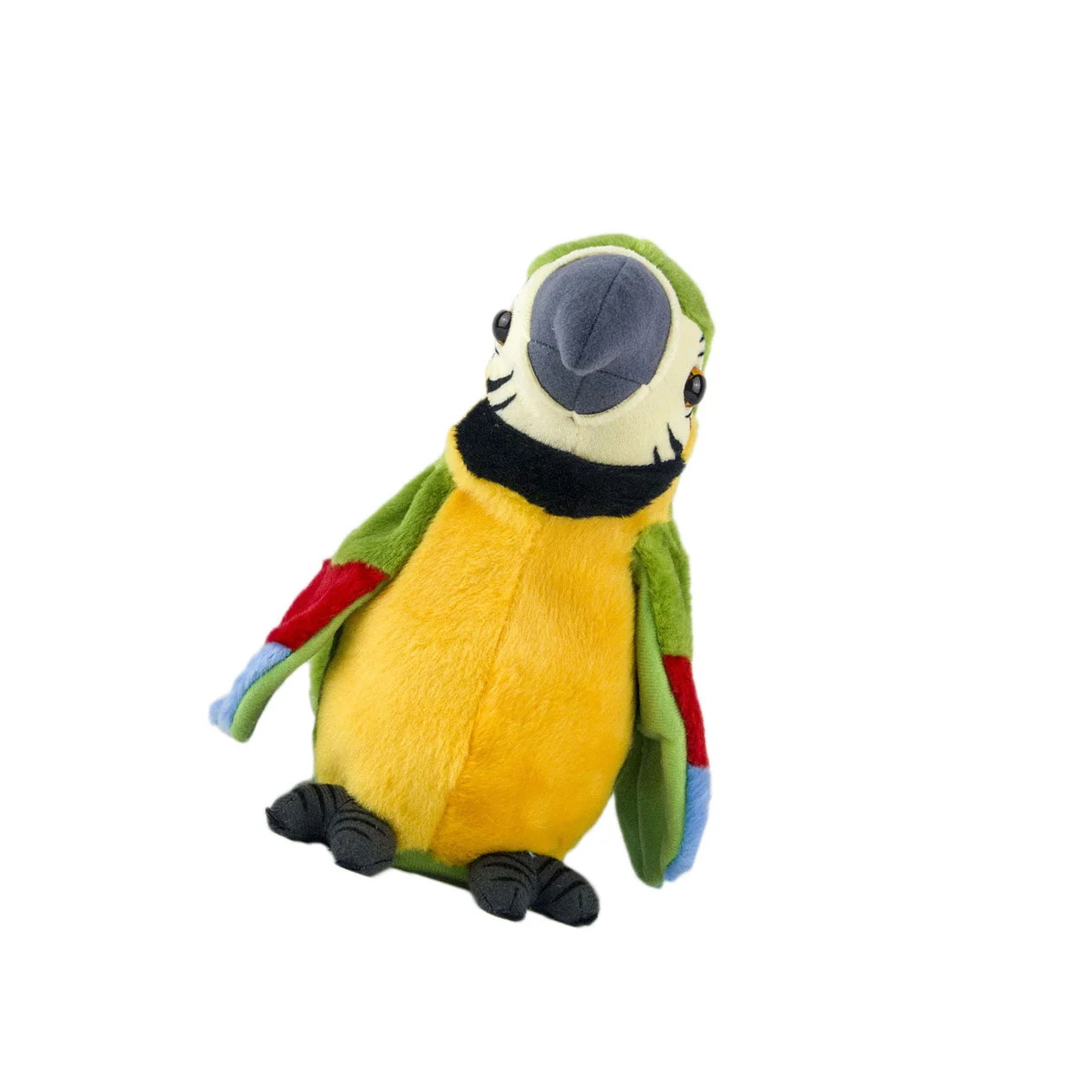 Early Educational Talking Supplies for Kids Parrot Twisting Wing Toy Electric Plush