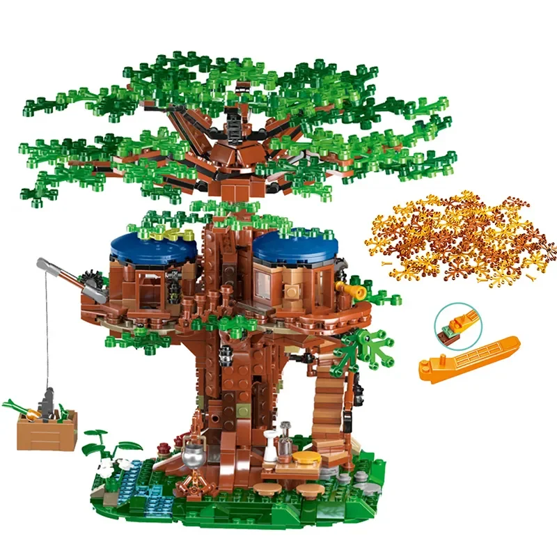 Mini Tree House Compatible 21318 Model Building Blocks Brick Compatible 21318 Toy Children\'s Birthday Gifts Christmas Home Deco