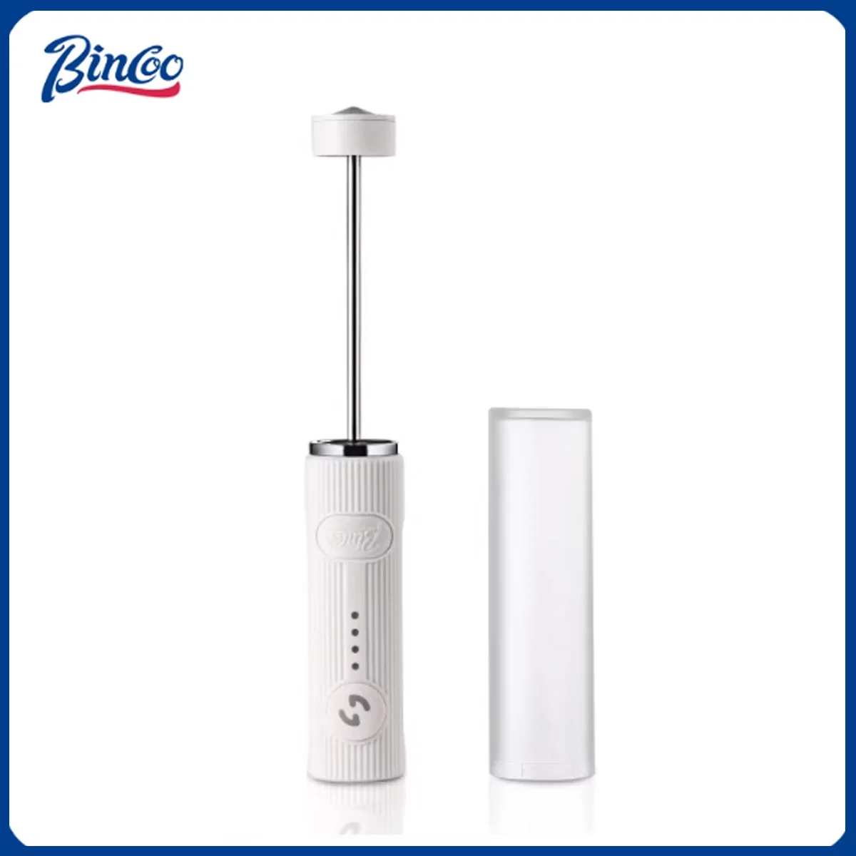 

Bincoo Portable Electric Milk Frother, USB Rechargeable 2-Speed Foam Maker, Stainless Steel Handheld Blender for Coffee,.