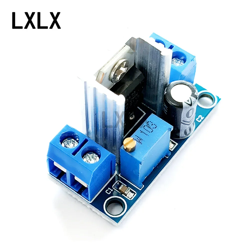 5PCS Module LM317 DC-DC DC Converter Step-Down Circuit Board Step-Down Module Adjustable Linear Regulator