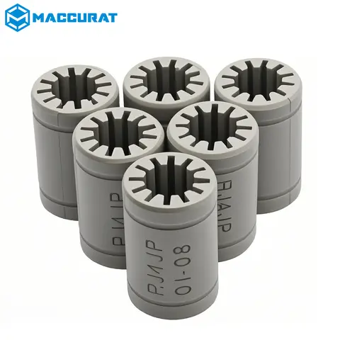 2/5/10pcs LM8UU Bearings 8mm Bushing 3D Printer Parts Rail Linear Long Rod Shaft Part 8*15*24mm Igus Plastic Bearing RJ4JP-01-08