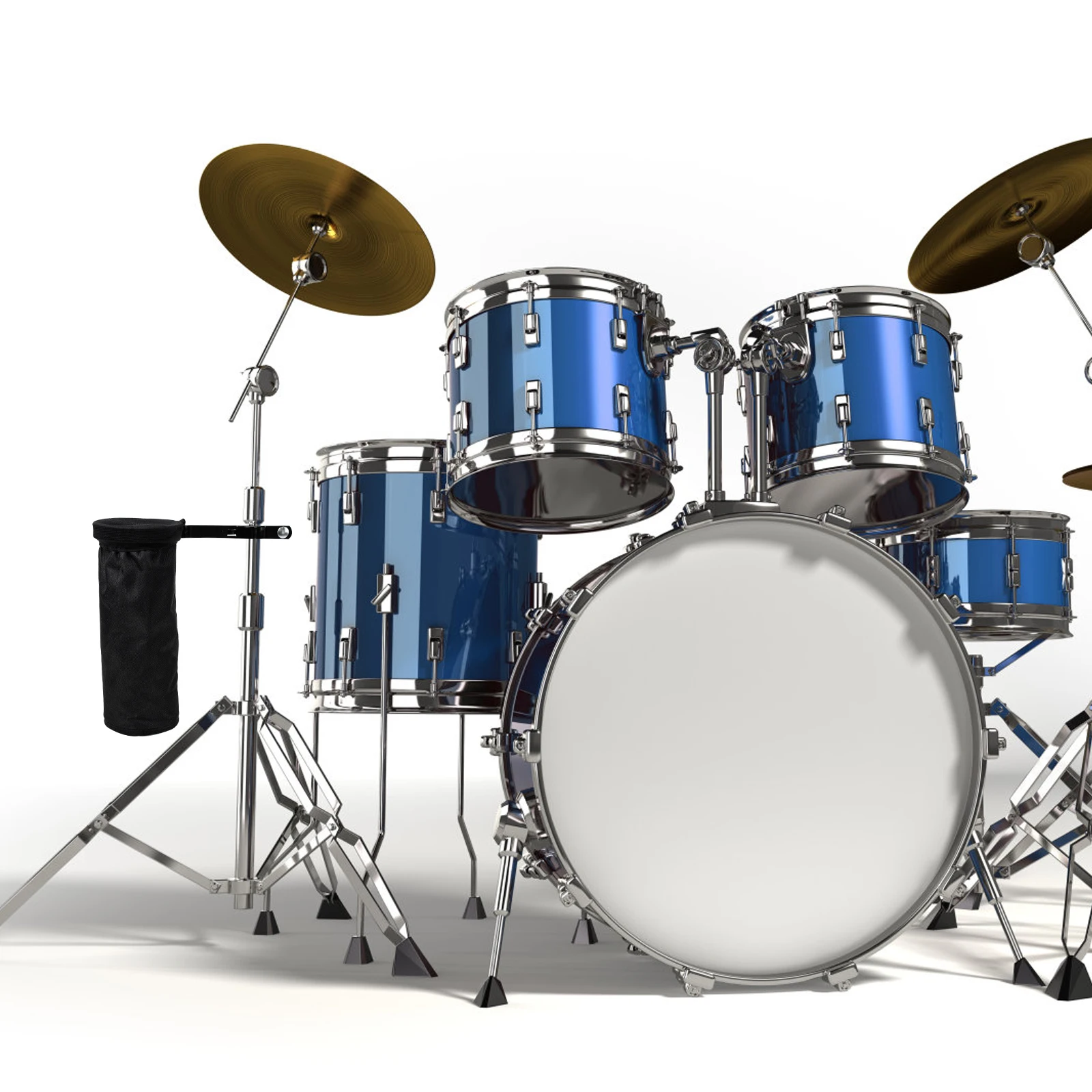 

1Set Drumstick Storage Holder Oxford Cloth Drumstick Container Durable Professional Drum Stick Holder for Drum Kit Practice