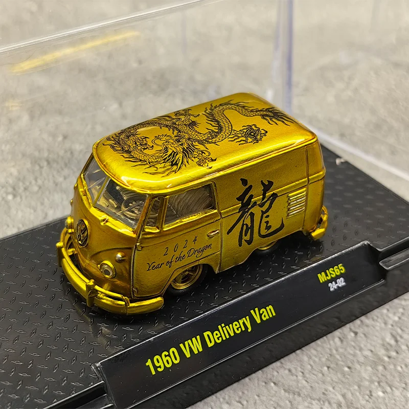 1:64 Scale M2 Machines Conversion VWT1 Delivery Van 1960 Mini Simulation Alloy Car Model Toy Souvenir Collection Gifts