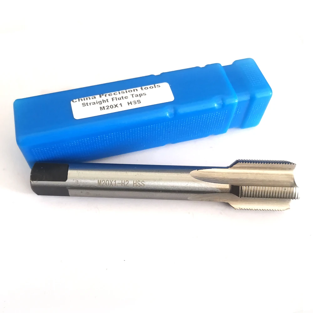 

HSS metal meters male thread tap M20 Right hand Fine screw straight flute taps M20X2 M20x1.5 M20x1.25 M20x1 M20x0.75 x0.5 X2.5