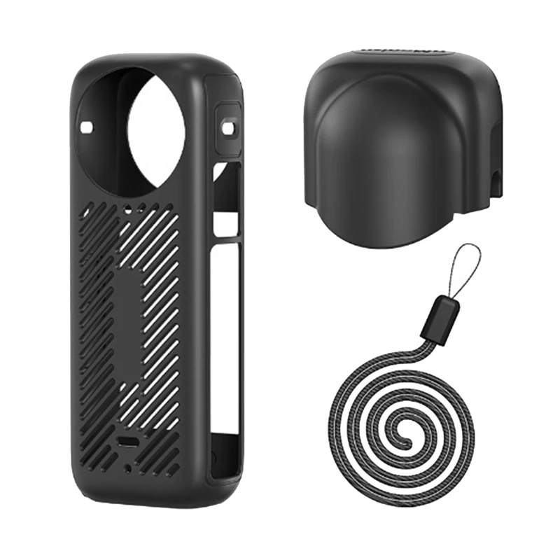 Insta360 X4 바디 실리콘 케이스 X4 렌즈 키트 스포츠 카메라 보호 액세서리 용 SCLS 실리콘 보호 키트