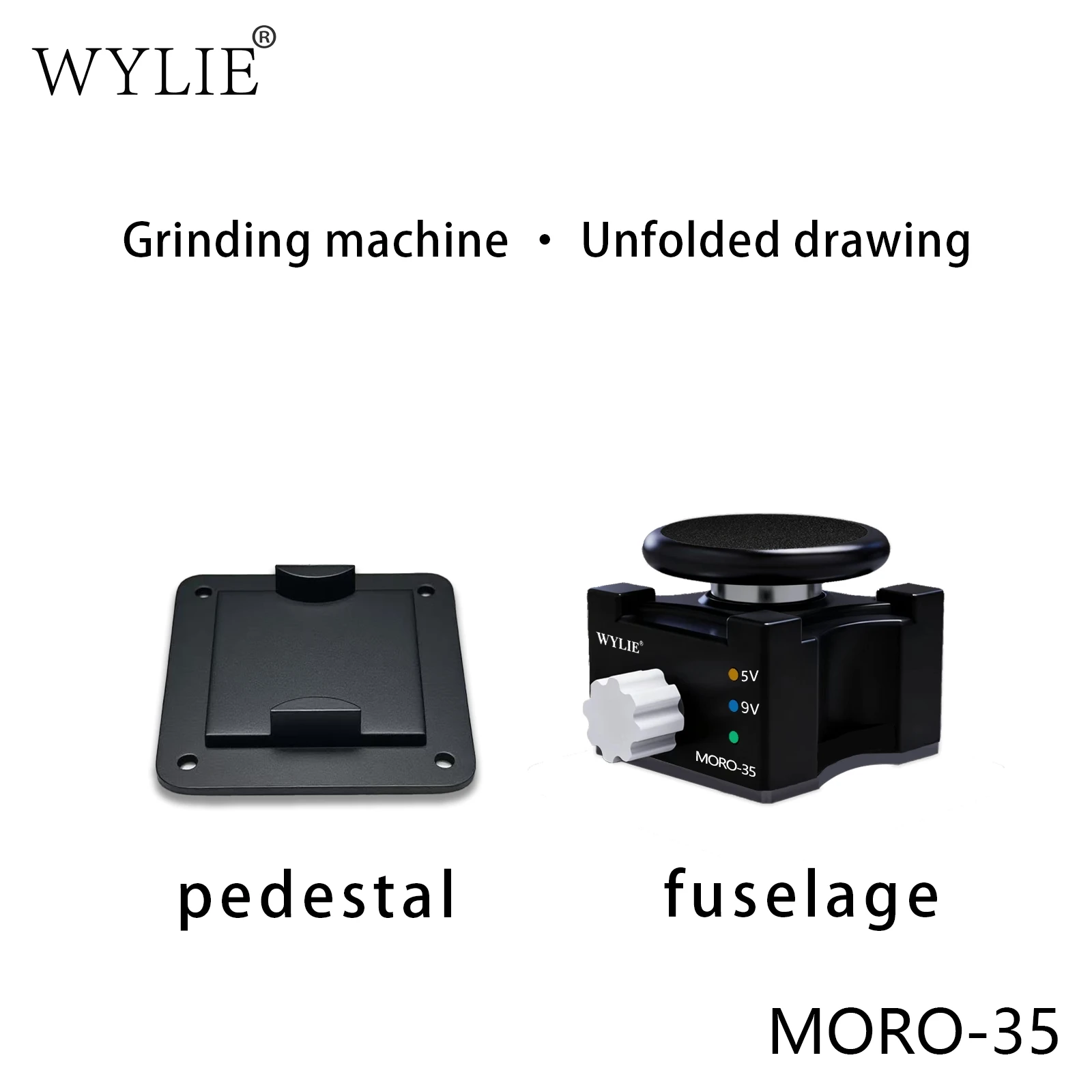 WEILI MORO-35 Magician grinder, small disc polishing and grinding blade, watch pen, tweezers, engraving knife, polishing machine view 6