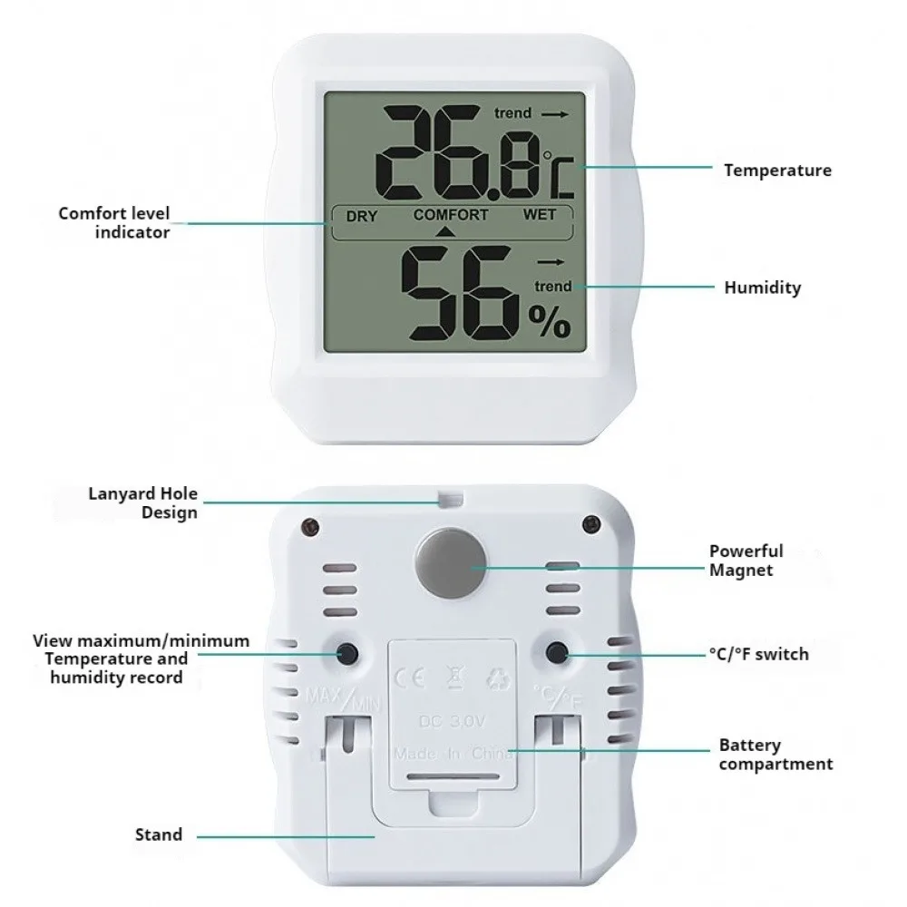 DTH-166A Lcd Hygrom…