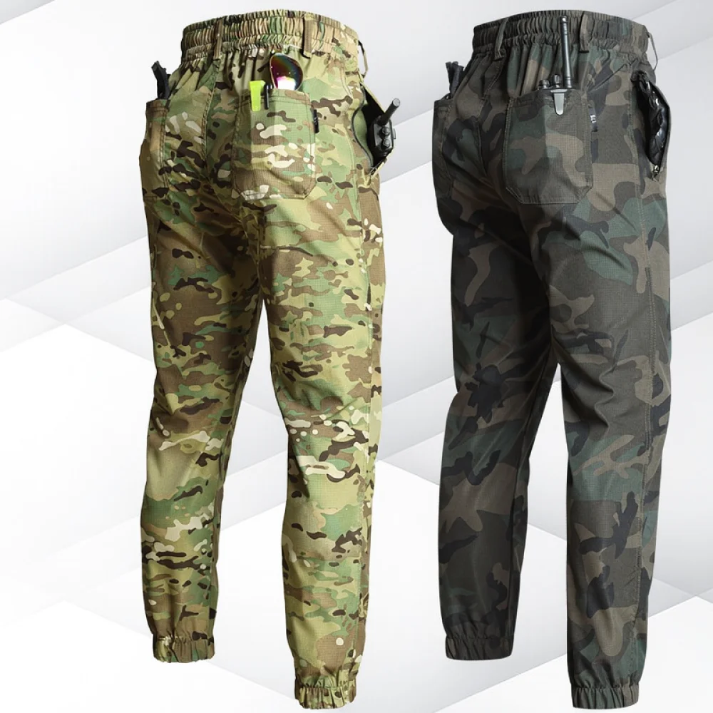 Durable Camo Uniform Set Mens Breathable Quick Dry Outdoor Workwear Combat Gear For Hiking Hunting Sports Training Suit