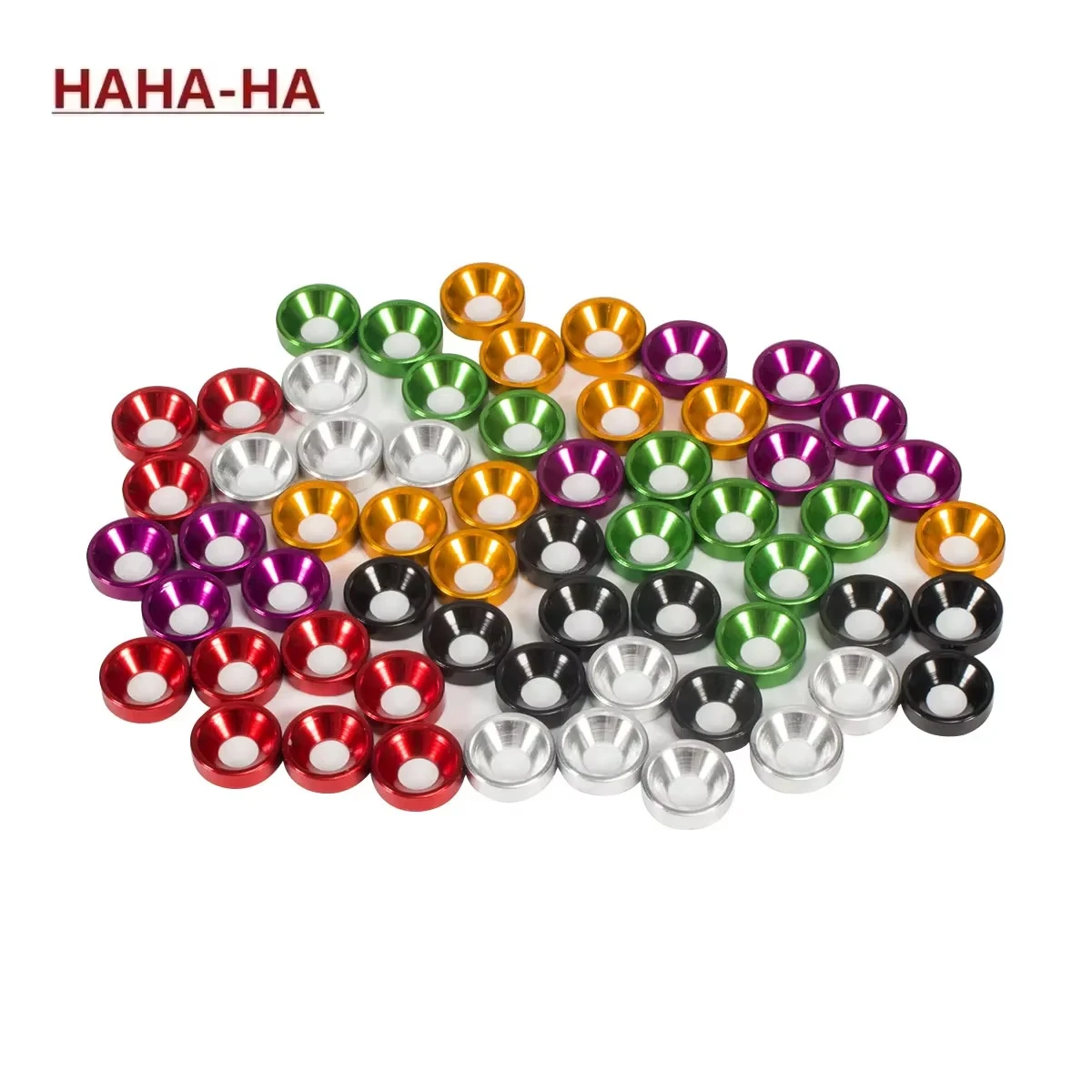 Aluminum Alloy M3 Anodized Countersunk Washers for RC Crawler Chassis SCX10 TRX4 Shafty MOA Bumper Bull Bar Comp Builds DIY