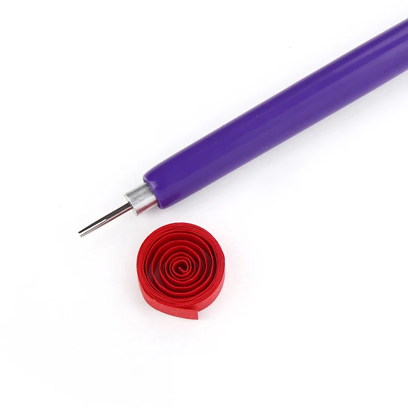 5Pcs Quilling กระดาษปากกา Scrapbooking Rolling หัตถกรรม DIY Origami PVC Handle Slotted โครงสร้างปฏิบัติเครื่องมือ Quilled ง่าย