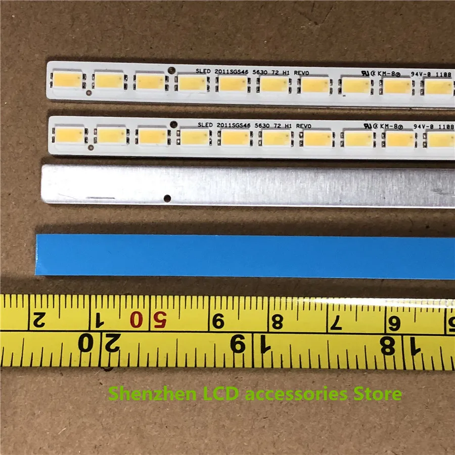 LJ64-03035A LED 스트립 100%, 520mm SLED 2011SGS46 5630 72 H1 REV0, 로트당 10 개