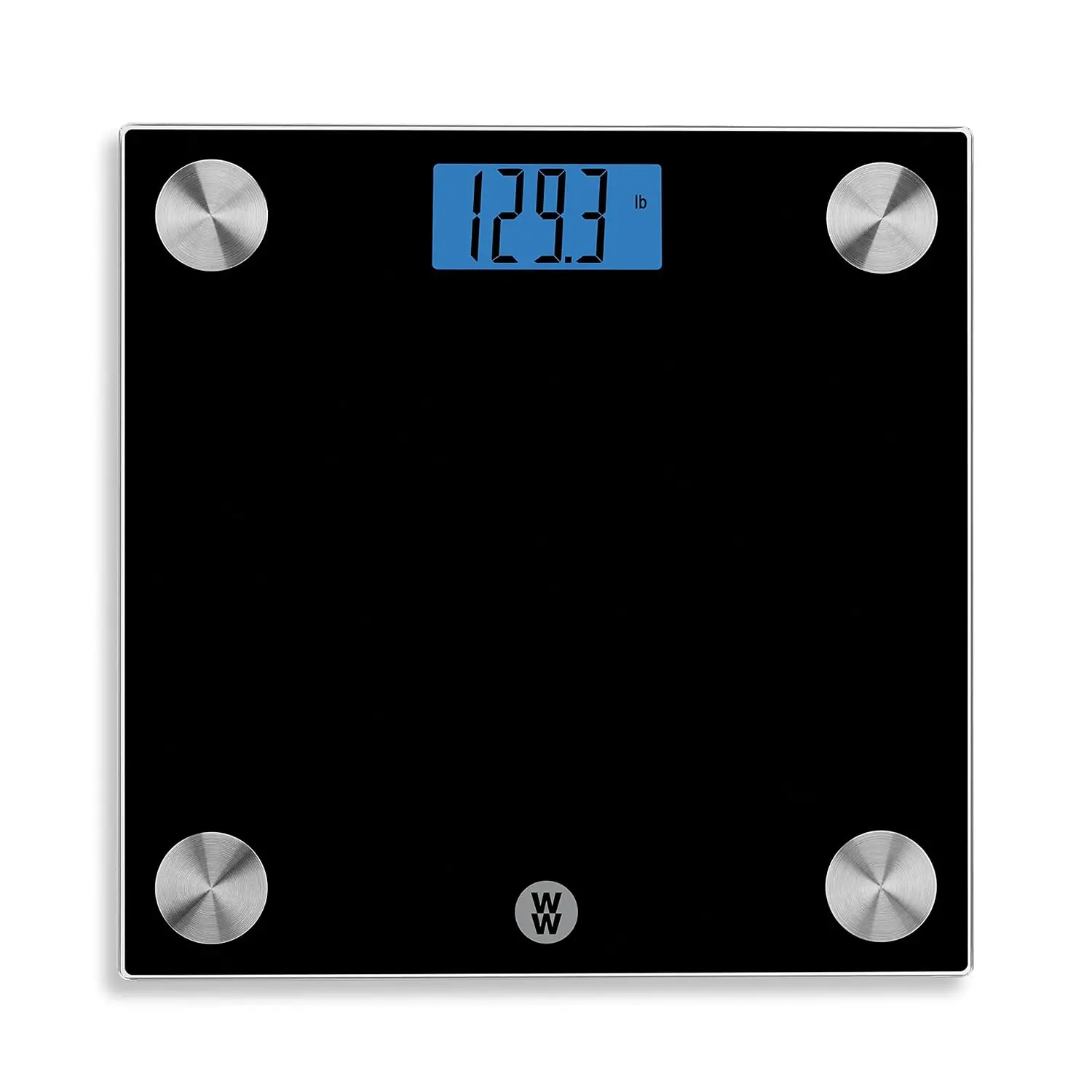 

Weight Watchers Scales by Scale for Body Weight, Digital Bathroom Scale in Black