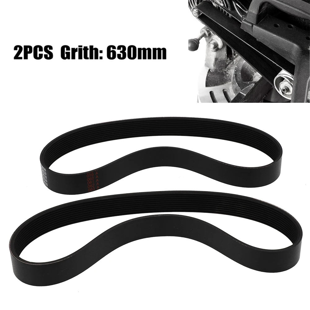 /2Pcs /630x23mm /Rubber Drive Belt For 350 355mm Electric Steel For For Mitre Saw Cutting Machine Motor Timing Replacement Acces