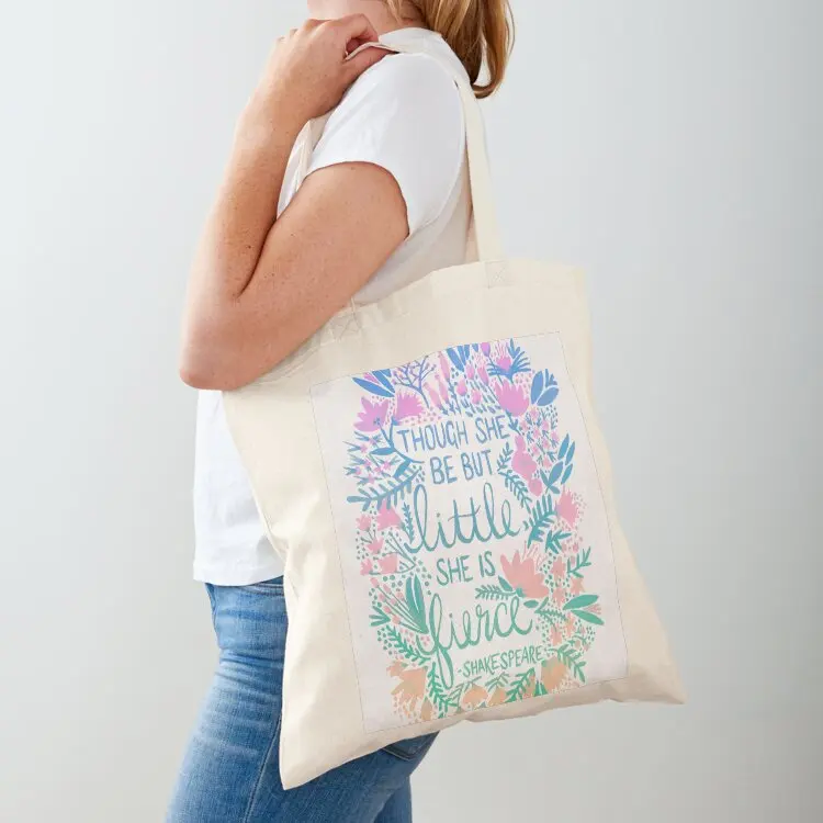 Little & Fierce – Lavender Mint Ombré Tote Bag large size bags shopper bags Candy bags