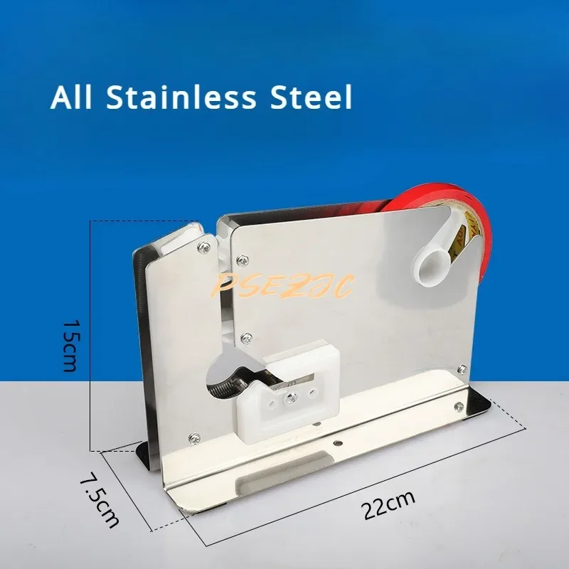 Imagem -03 - Máquina de Selagem Específica de Supermercado Portátil Fita de Manual Dispositivo de Amarrar Bolsa de Vegetais Fita de Tempo Limite Aço Inoxidável