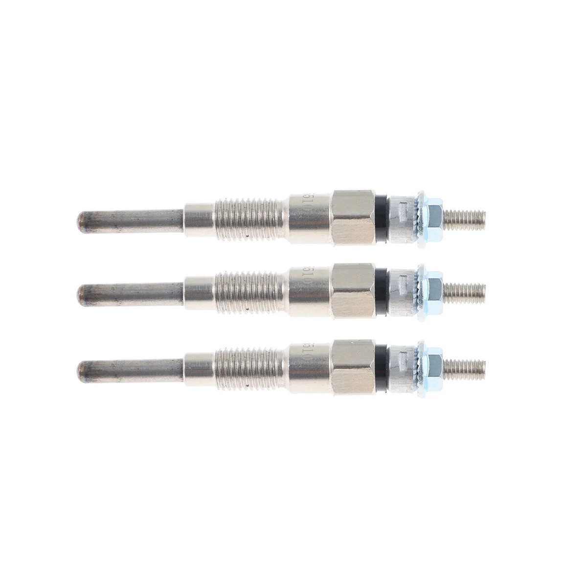 3PCS Engine Heater Glow Plugs 8Mm for Tractor B21 B1700D B1700E Part Number 16851-65512