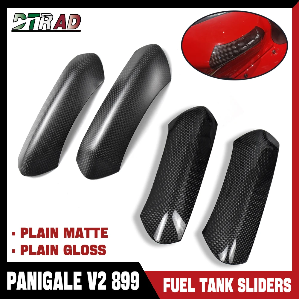 

Motorcycle Carbon Fiber Fuel Tank Sliders For DUCATI Panigale V2/899/959/1199/1299 S R Streetfighter V2 Gas Tank Protection Caps