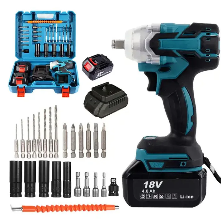 electric-impact-wrench-brushless-cordless-electric-wrench-compatible-torque-wrench-rechargeable-screwdriver-with-1-battery