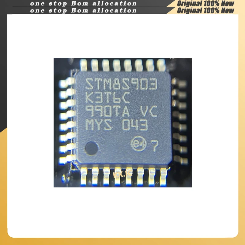 

50PCS/LOT 100% New Original STM8S903K3T6C STM8S903K TM8S903K3T6C LQFP-32