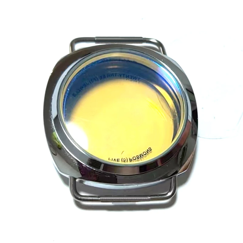 PAM case Watch no bridge Diameter 42mm dial 34-34.5mm Anti-scratch mineral glass Movement Watch waterproof Replace parts