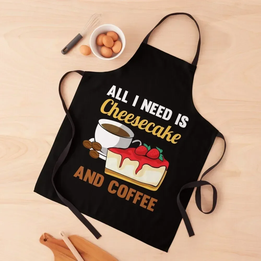 

Cheesecake and coffee Apron barber uniform Kitchen Accessories 2022 Things For Kitchen household woman Apron