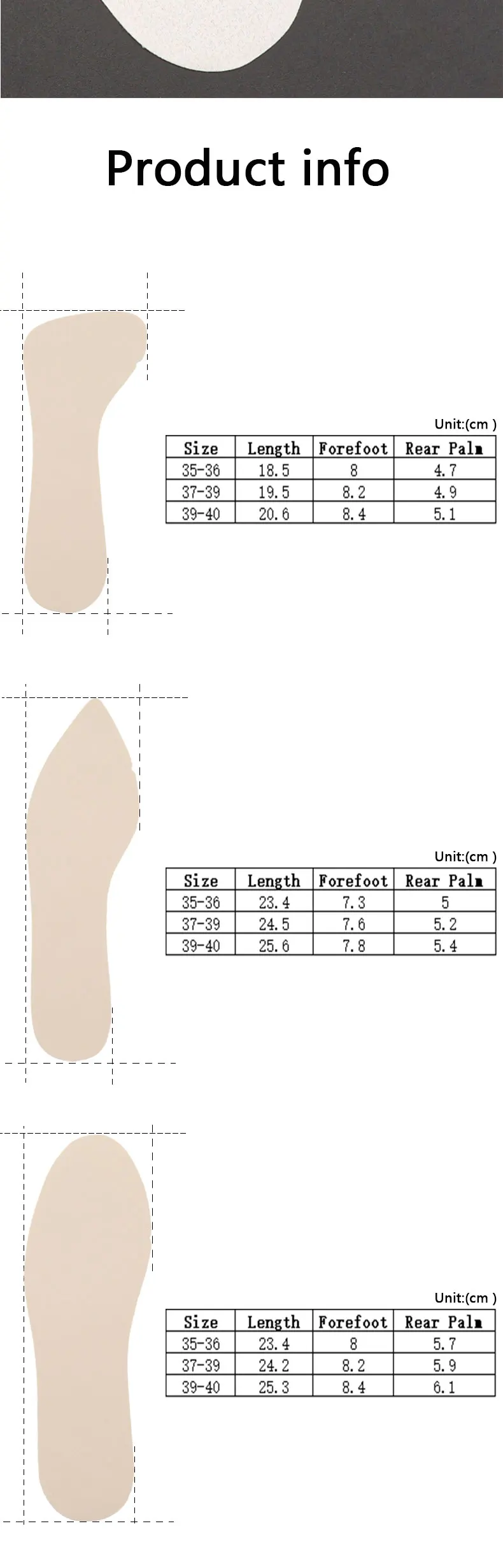 Neue High Heels Half Pads Leder Einlegesohle Damen Ultradünne, rutschfeste, schweißabsorbierende, atmungsaktive Schuheinlagen, die aufgeklebt werden können – Detail 4