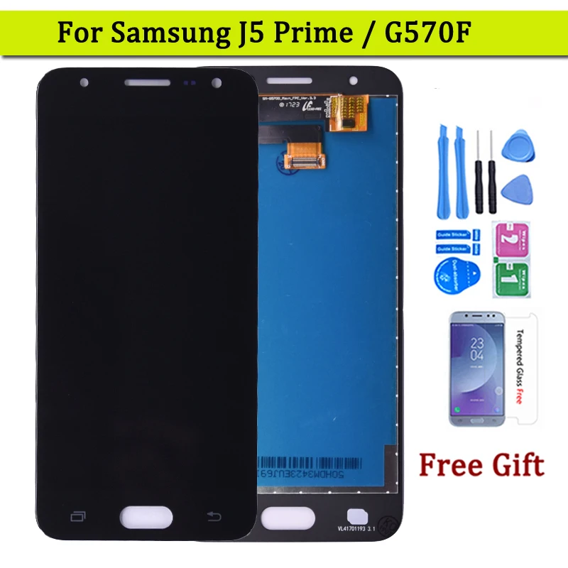 For Samsung J5 Prime SM-G570F G570Y G570M LCD Display and Touch Screen Digitizer Assembly