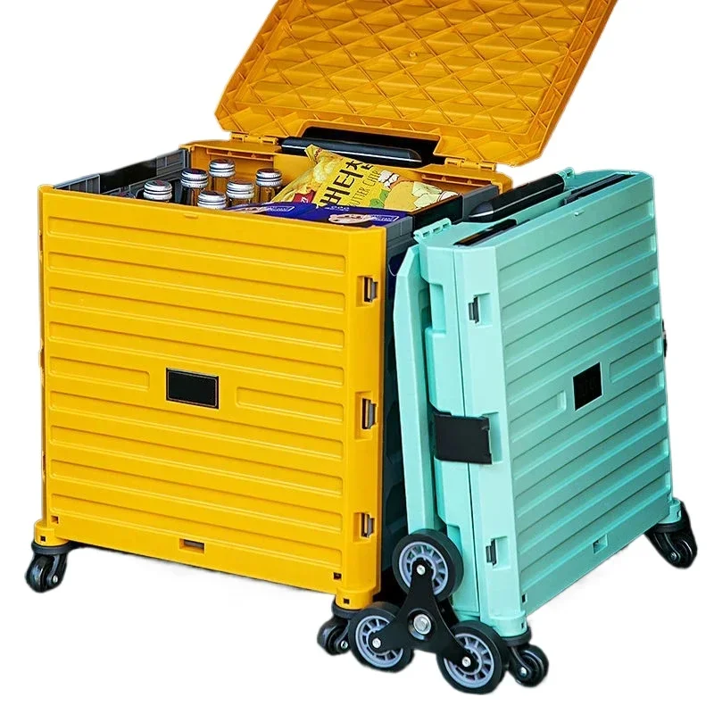 

Portable Home Use Grocery Shopping Cart Stair Climbing Express Cart Foldable Shopping Pull Rod Driver Pull Cart Trolley Picnic