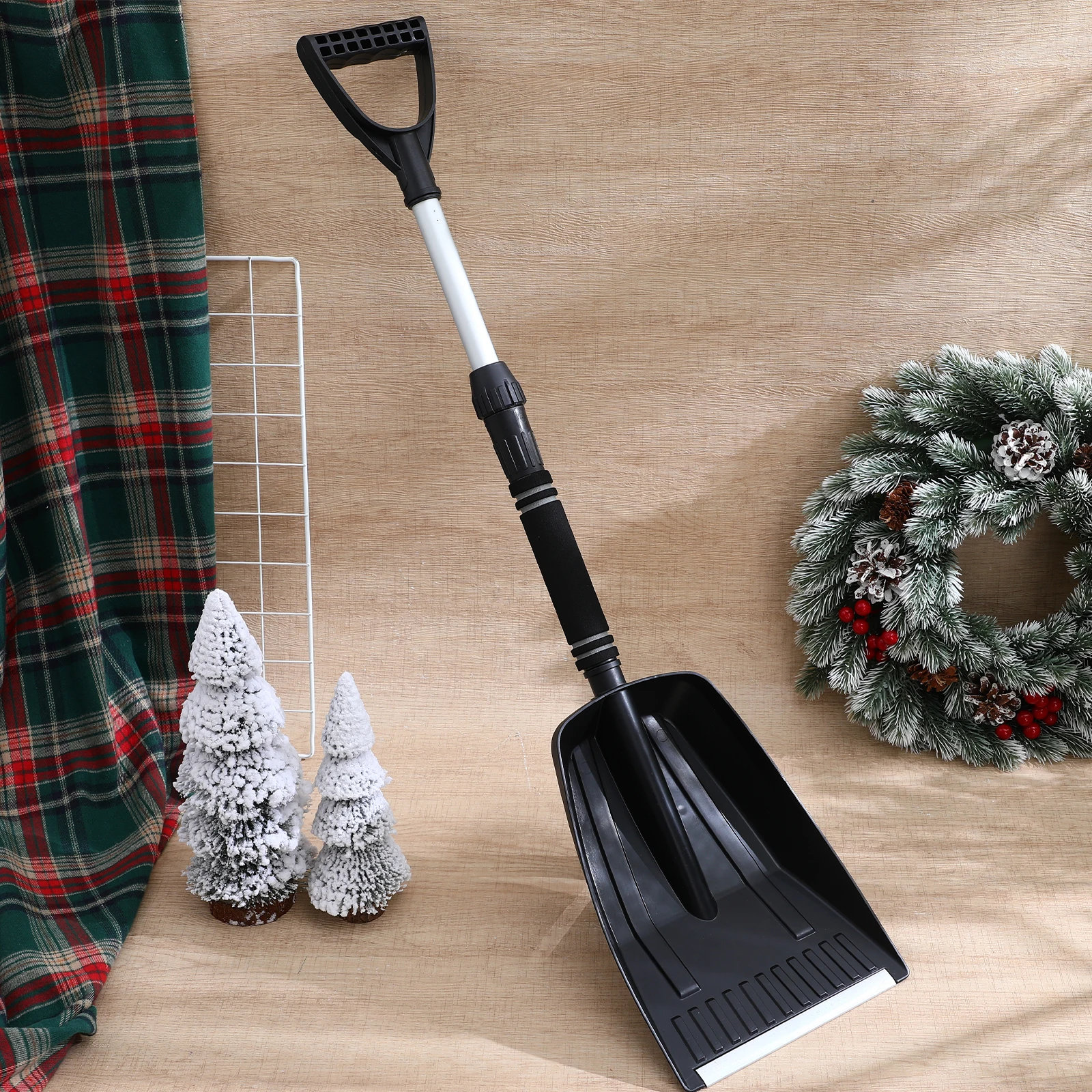 

Snow Car Heavy Duty Ice Sturdy Camp Shovel Remover Portable Winter Snow Removal Tool Outdoor Shovel Driveway Vehicle