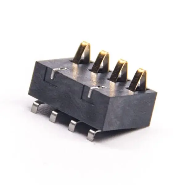 Gold-Plated 4-Pin PH2.5 Power Connector PCB Mount Male Battery Header Plug for Circuit Board
