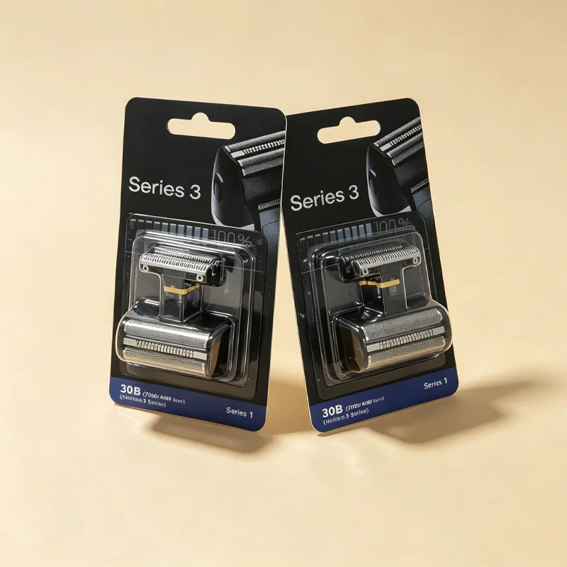30B Scherfolien- und Scherkopf-Ersatzkit passend für Braun Series 3 330 195 197 199 4740 4745 4845 Tricontrol Rasierer-Ersatzteile #