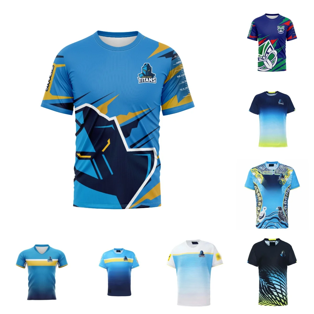 The Gold Coast Titans 2024 Rugby/Training Uniform/Classic/Home and Away/ANZAC High Quality Customizable jerseys