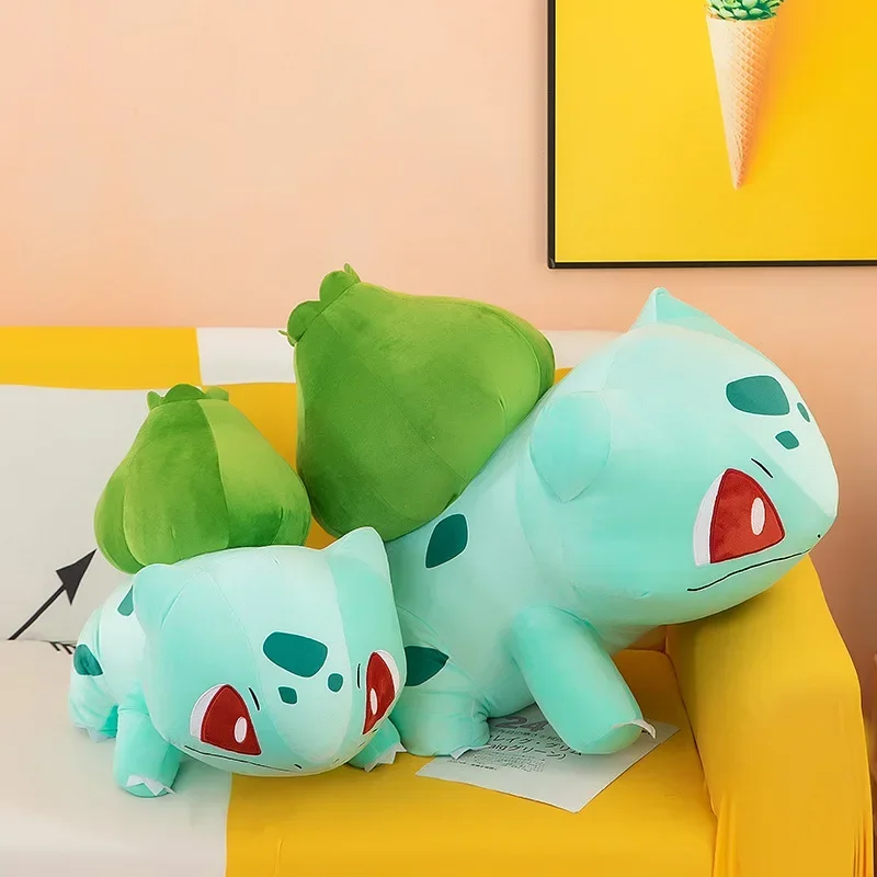 90cm Big Size Pokémon Anime Figure Bulbasaur Plushies Only The Shell Stuffed Animal Doll Comfort Pillow Children Christmas Gift