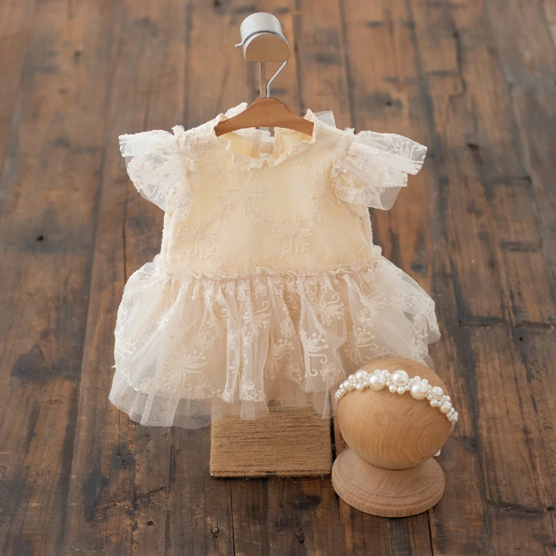 

❤️ Одежда для фотосъемки новорожденных, повязка на голову + платье, 2 шт./компл., реквизит для фотосессии для маленьких девочек, аксессуары, одежда, наряды для фотосъемки