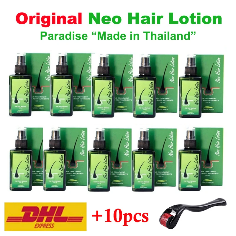 10pcs Original Neo Hair Lotion Paradise Hair Growth Oil Products Natural Essence Hair Tonic Prevents Hair Loss Scalp Treatment