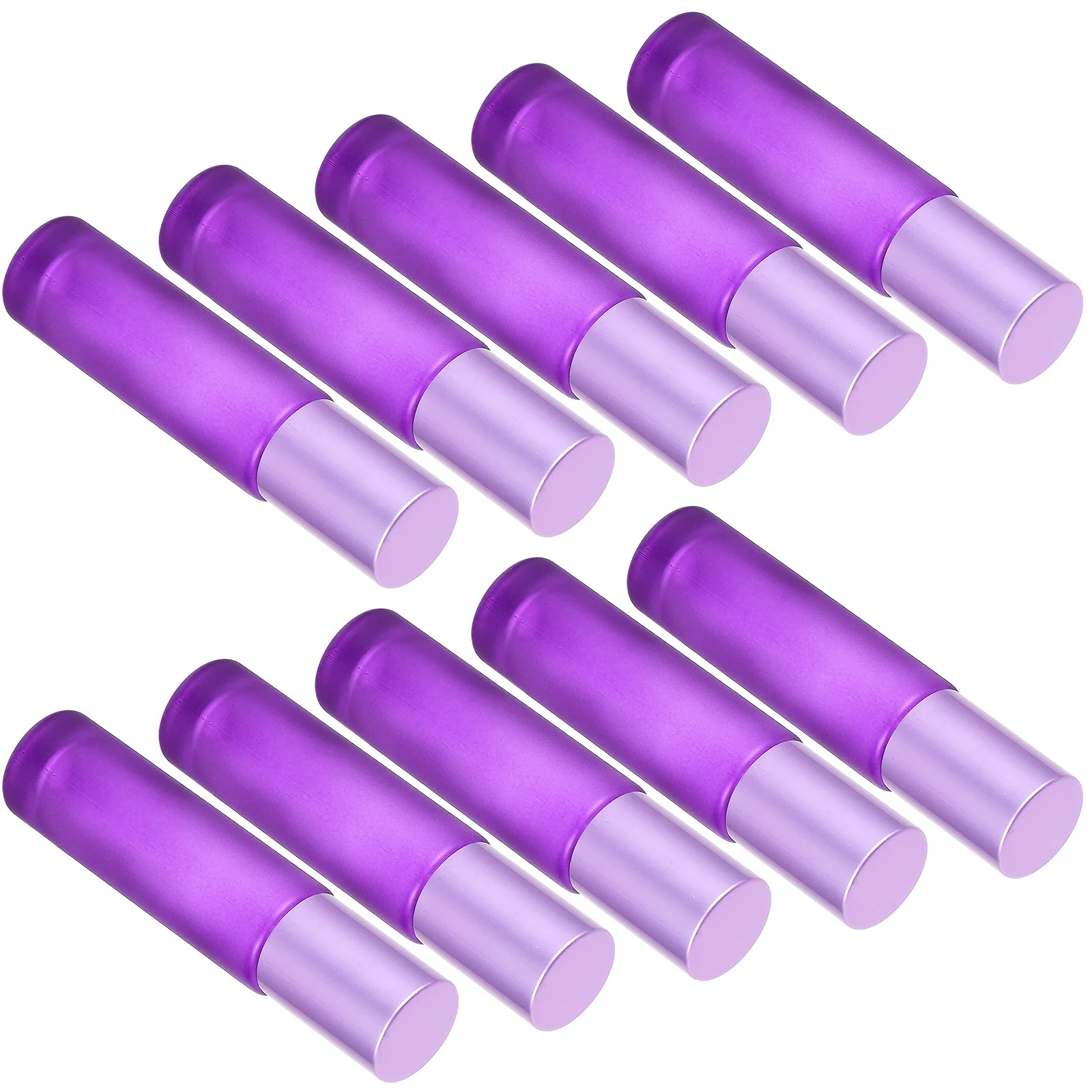 

10Pcs 10ml Glass Roller Bottles Stylish Refillable Essential Oils Containers Eye Cream Applicator Tool