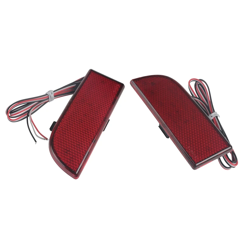 

1 Pair Rear Bumper Reflector LED Stop Brake Light For Mercedes Benz W639 Vito Viano 2003-14