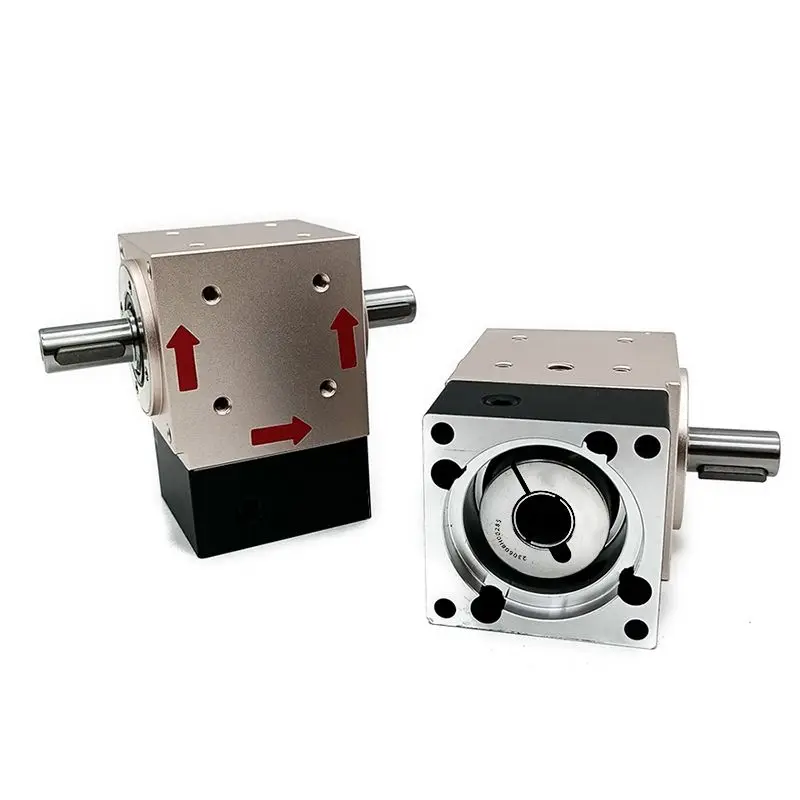 Sterzo di precisione Angolo retto di 90 gradi per commutatore LZT Riduttore epicicloidale Servomotore passo-passo Riduttore angolare