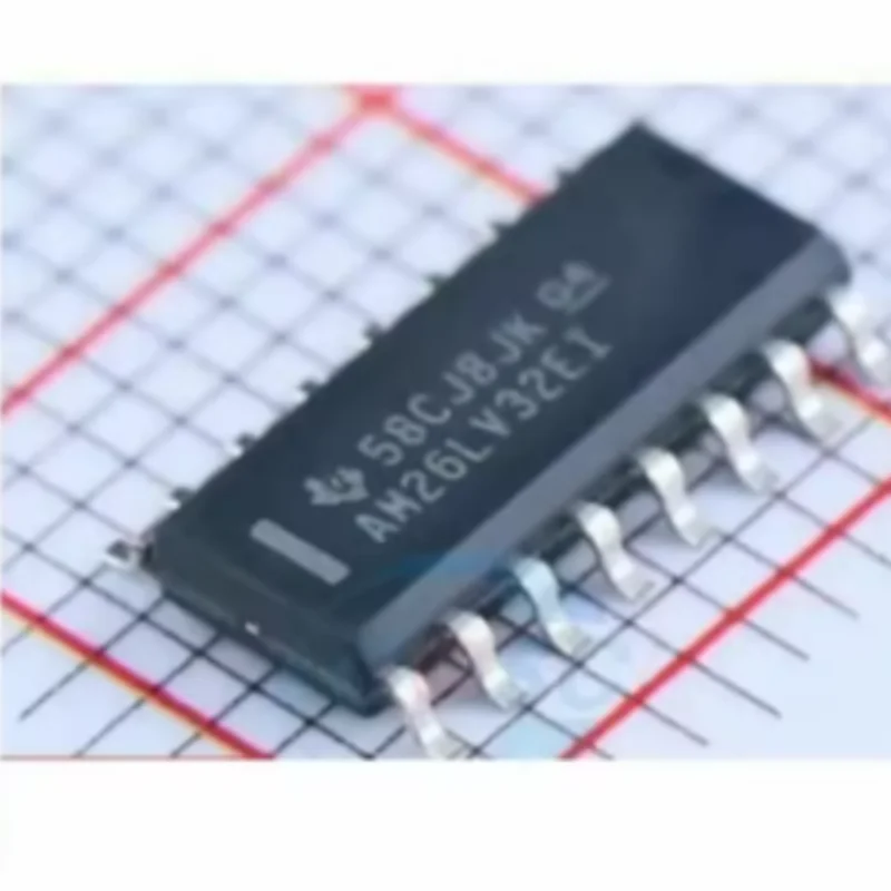 20PCS AM26LV32EIDR SMD SOIC16 4CH RS422 Bus Receiver Chip 3V~3.6V Low Power Replace  DIY Control Module Components