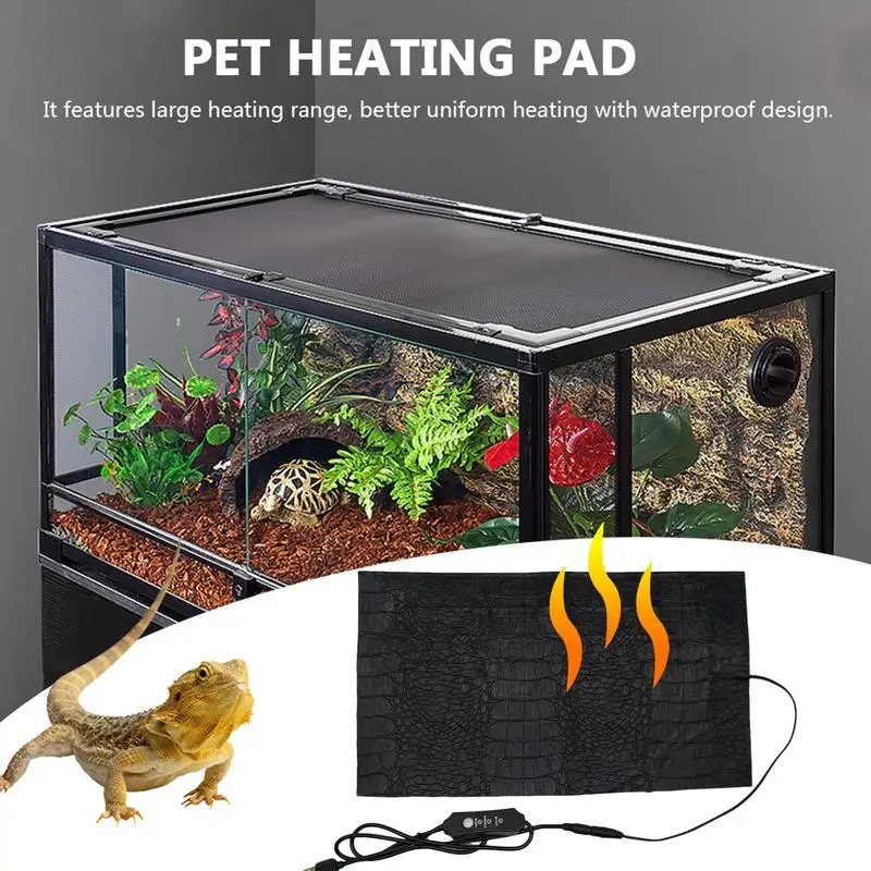 Reptile Heating Pad  Electric Blanket USB Waterproof Adjustable 3 gear temperature Controller Winter Home Heated Mat Warm Pad