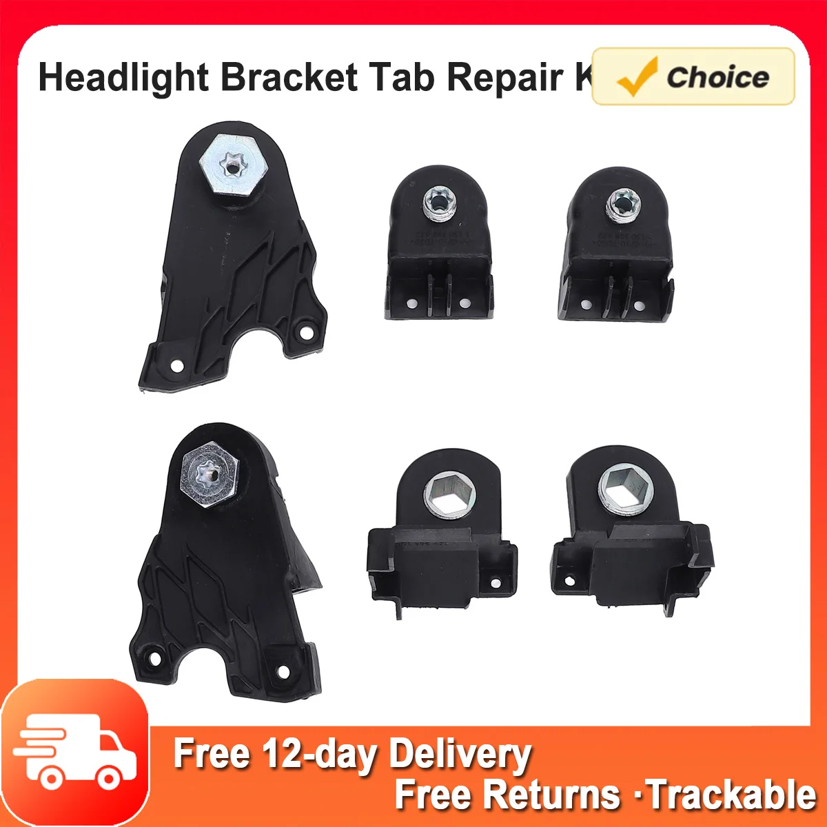 

Headlight Bracket Tab Repair Left/Right Side Headlight Bracket Tab Repair Kit 2058200514 Easy Install for C-Class W205 2015-2021